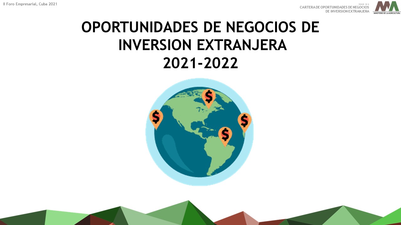 Cartera Oportunidades Cuba (foto MINCEX)