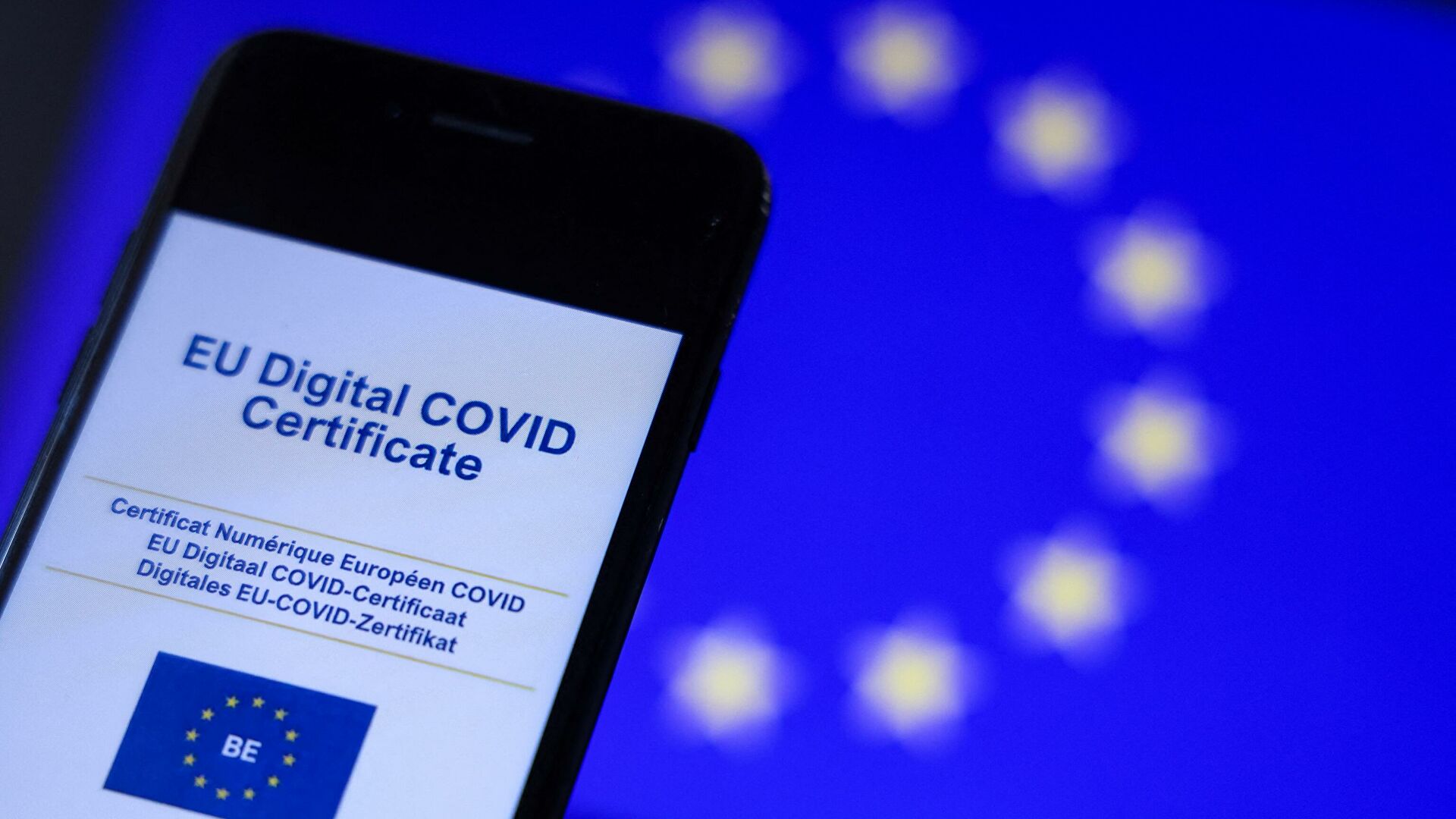 Certificado Covid-UE (foto Sputnik)