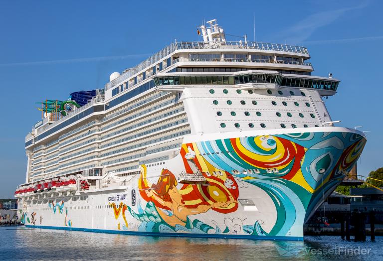 Norwegian Getaway (foto Vessel Finder)