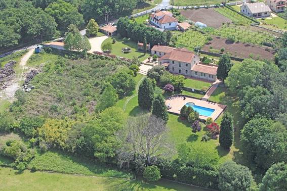 Casa A Pedreira-desde o ar