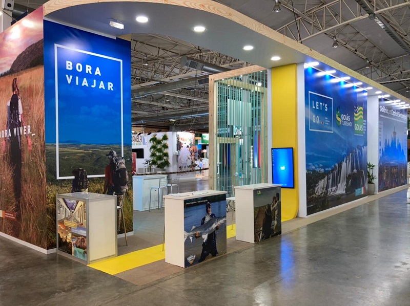 Estande da Goiás Turismo (foto-Goiás Turismo)
