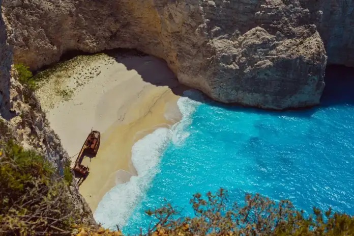 Playa del Naufragio (Zante, Grecia)