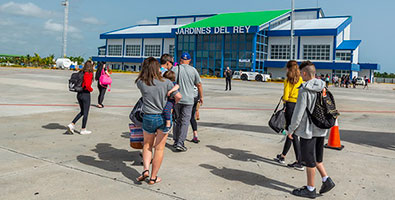 Turistas em Jardines del REy