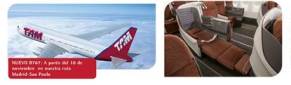 TAM AIRLINES lança sua nova classe PREMIUM BUSINESS para a rota Madri-São Paulo