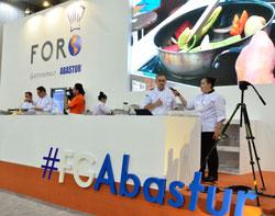Os participantes de ABASTUR 2014 desfrutaram do Foro Gastronômico os quatro dias do evento Novidades em Abastur 2014