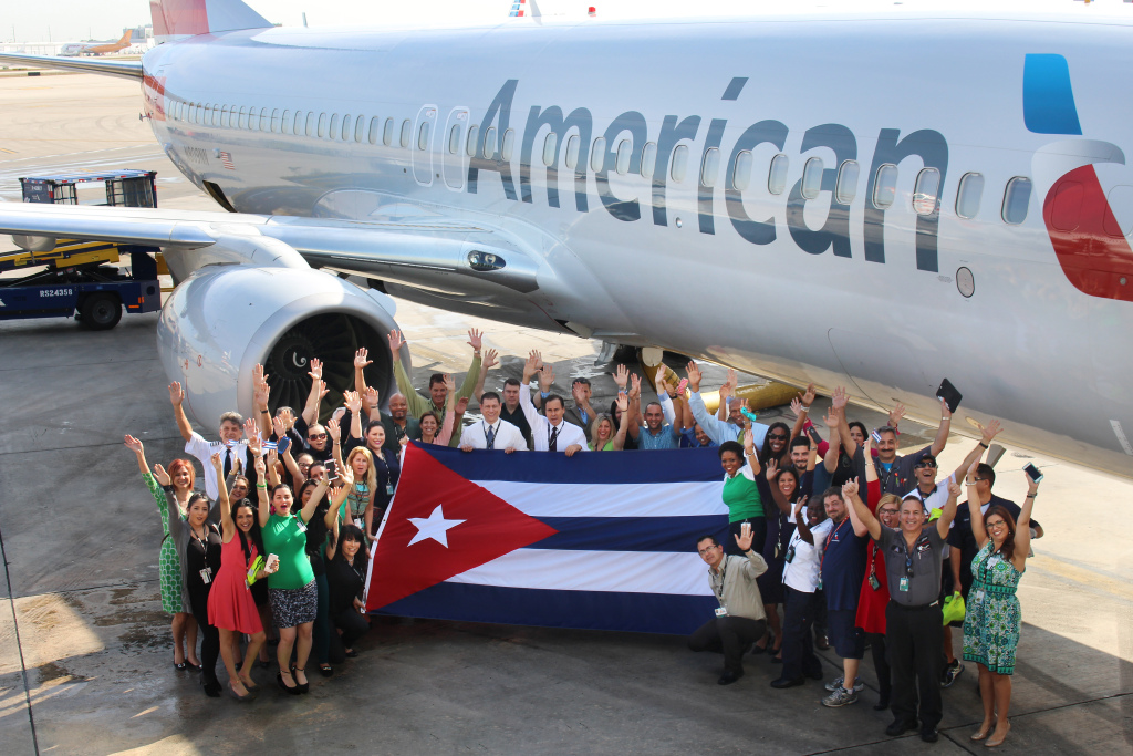 Cuba autoriza a American Airlines para fazer 56 vôos semanais de Miami