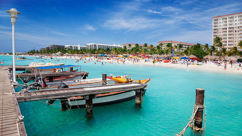 Aruba quer ser uma namorada que apaixona os turistas