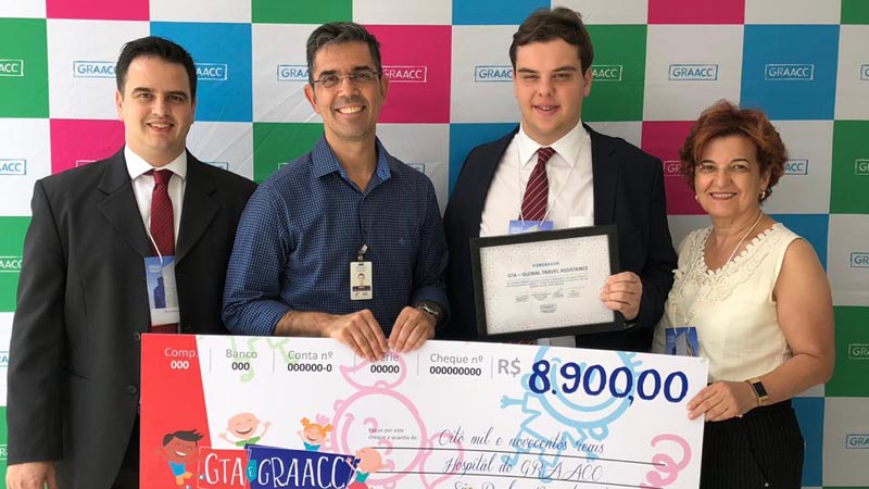 Bruno Grecco, supervisor de marketing da GTA GTA DOA em apoio à luta contra o càncer