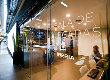 Iberia oferece aos seus clientes uma nova sala VIP de chegadas no T4 de Madri- Barajas