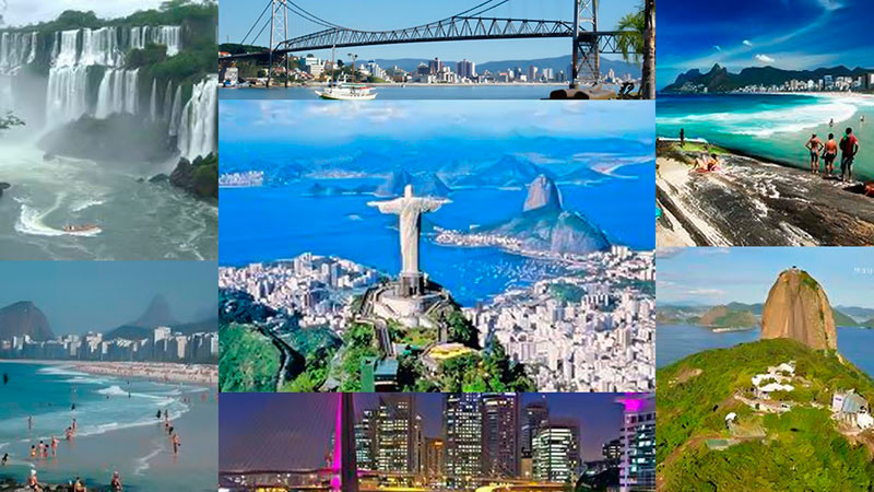 Crescem rendimentos por turismo internacional em Brasil