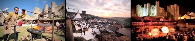 Viaje no tempo no Mercado Medieval de Óbidos, em Portugal