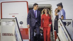 Pedro-Sanchez-arribo-havana Presidente espanhol começa visita o funcionário para Cuba
