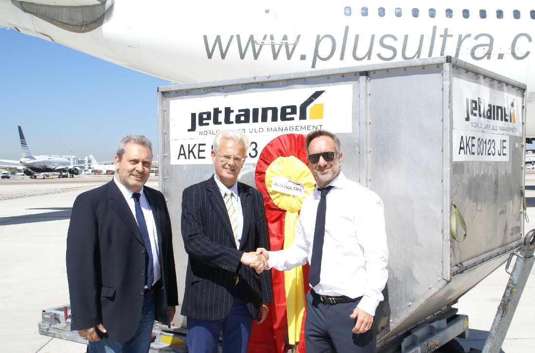 Jettainer gerenciará equipamento de carregamento Plus Ultra Lineas Aereas