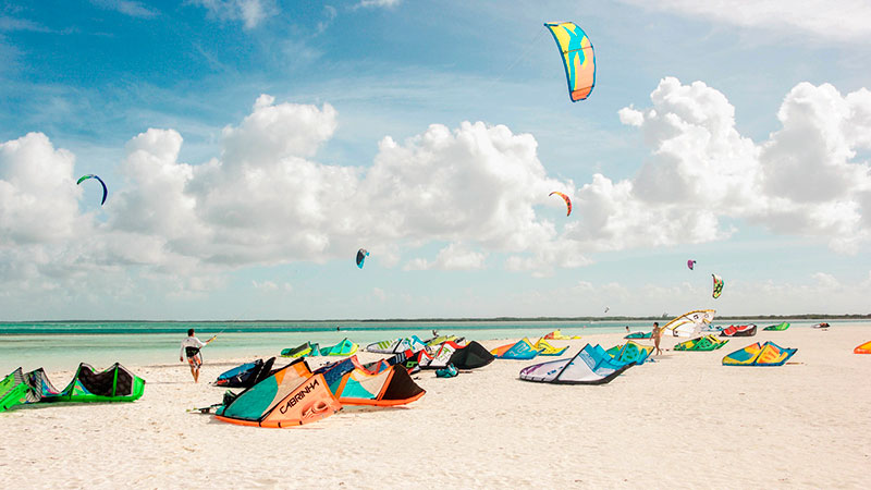 Kitesurf, atraente modalidade náutica em Jardines del Rey