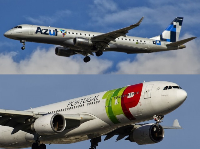 Azul amplia codeshare com a TAP para a Europa