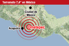 Tremor de 5,4 sacode centro e sul do México 