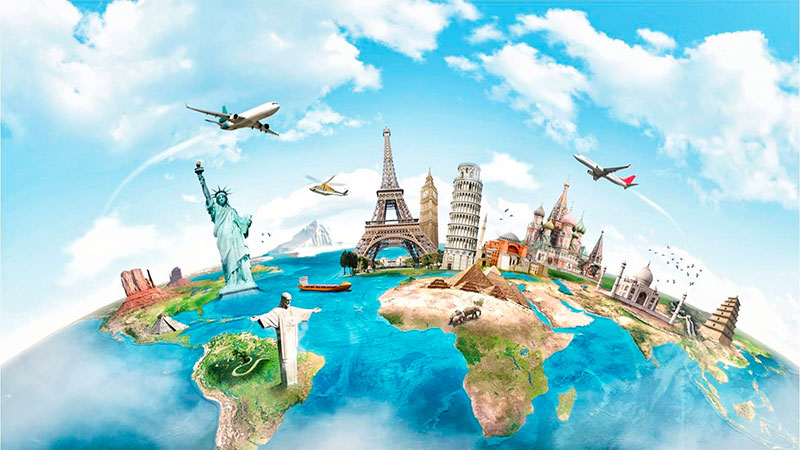 O mundo não para de viajar