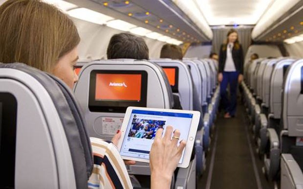 Avianca Brasil é a primeira aérea sulamericana com wi-fi a bordo